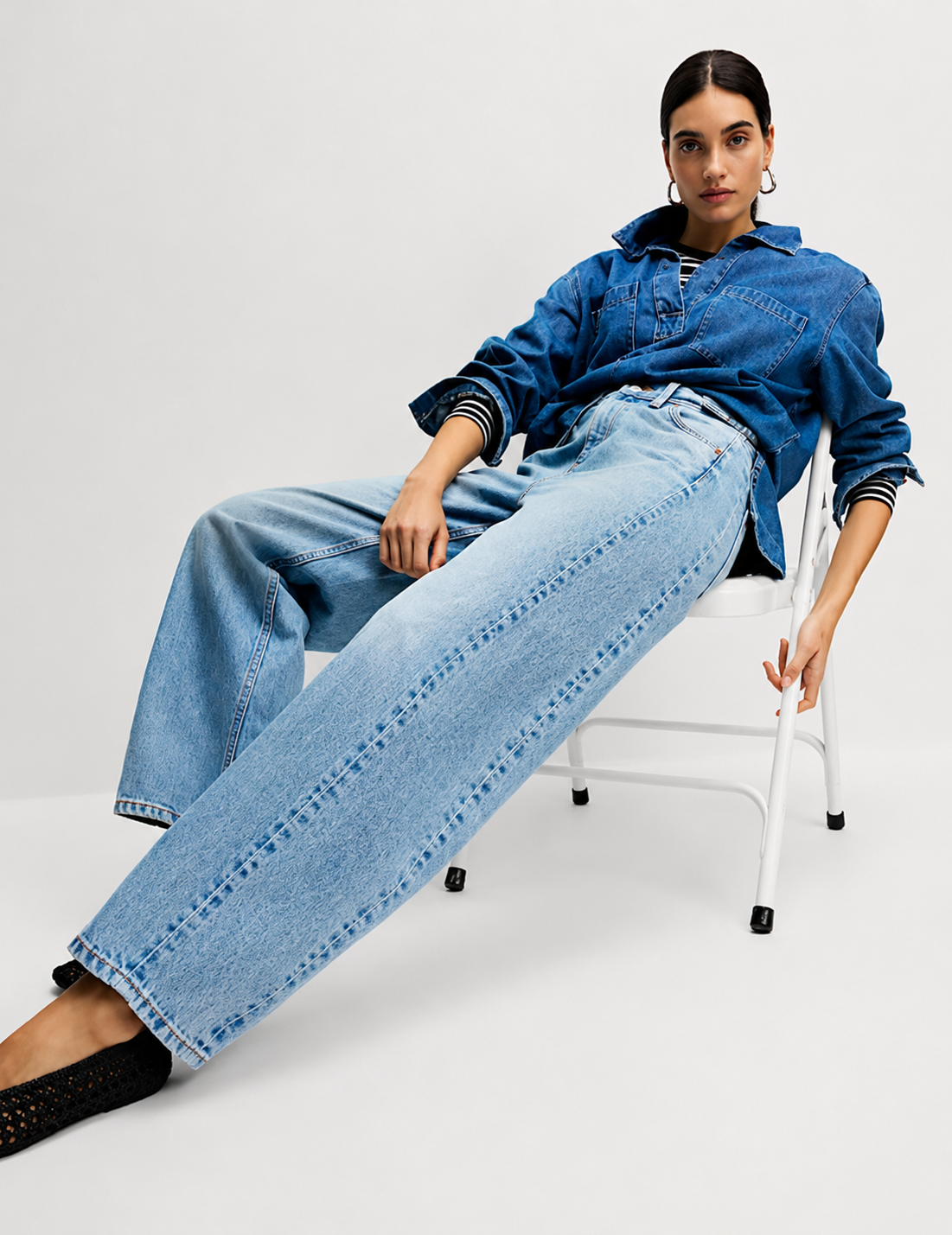barrel jeans.