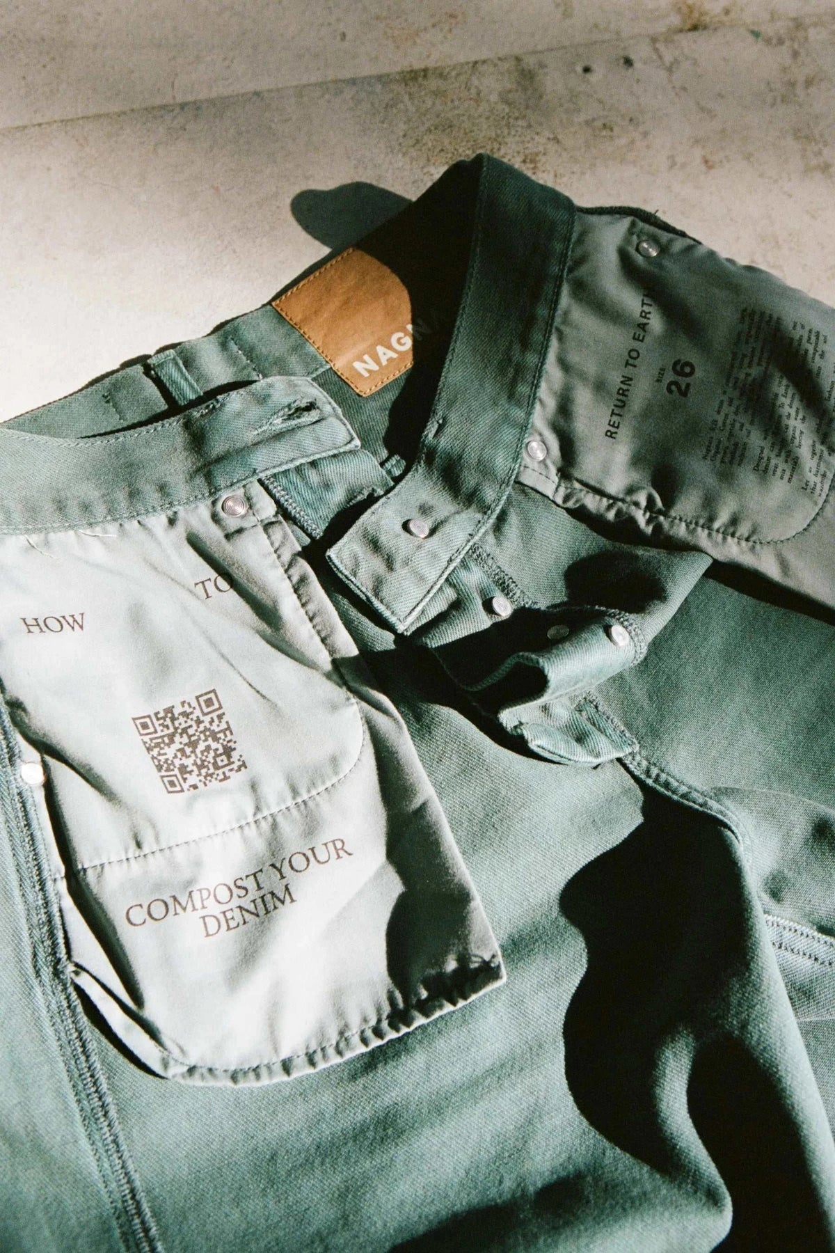 Nagnata Vegetable Dye Utility Jean Kelp