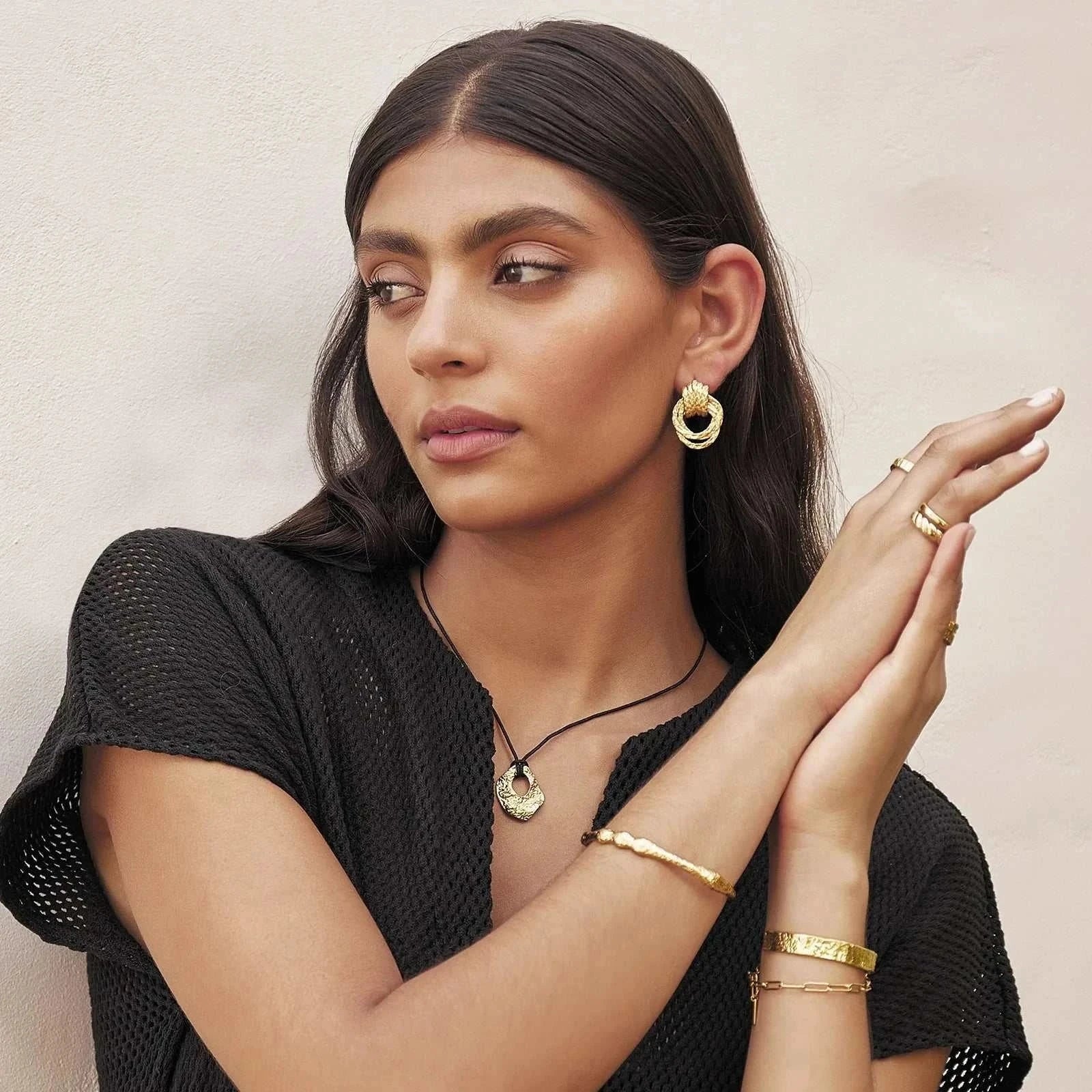 Arms Of Eve Effie Earrings Gold