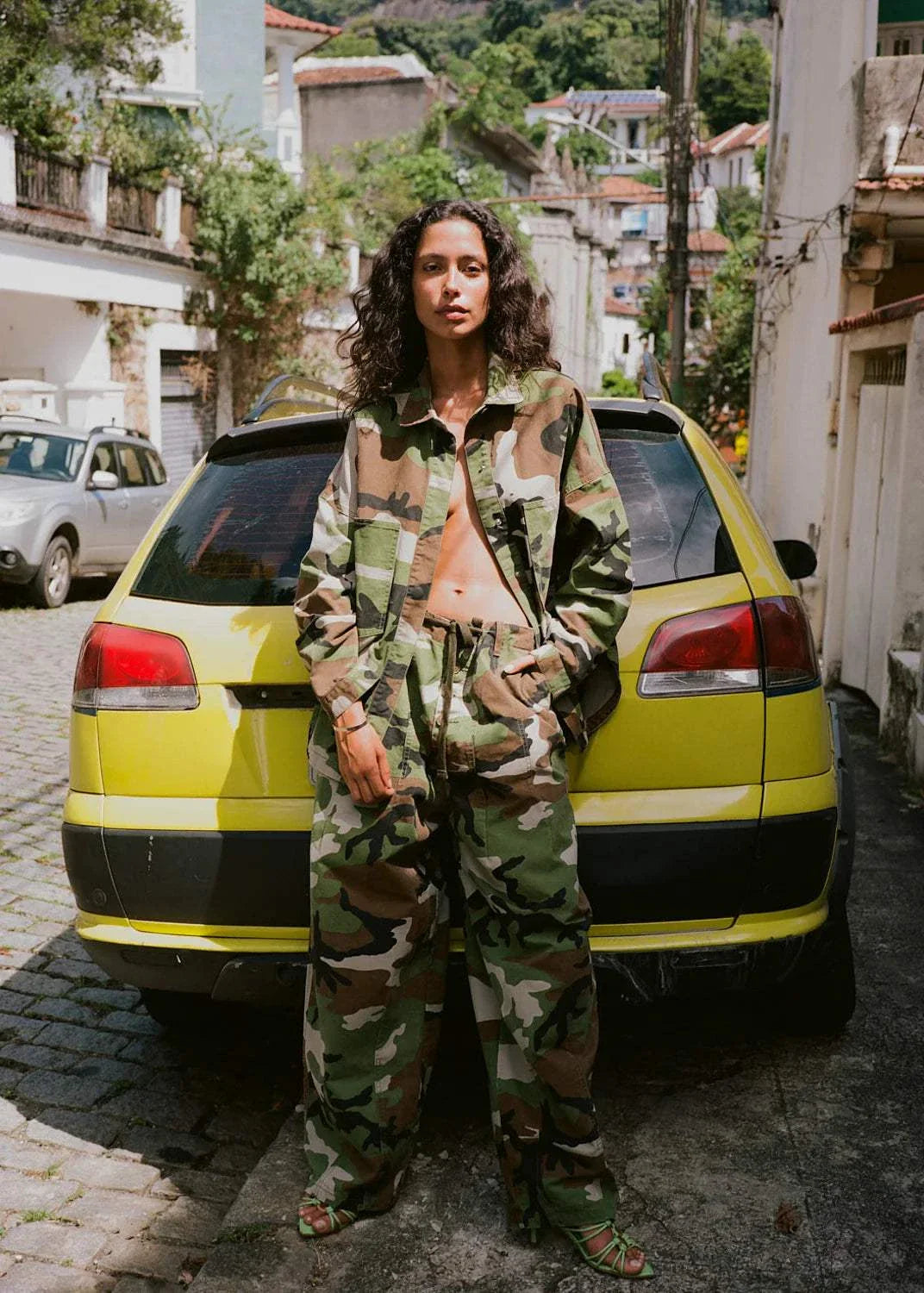 Kinga Csilla Camuffare Pallet Pant