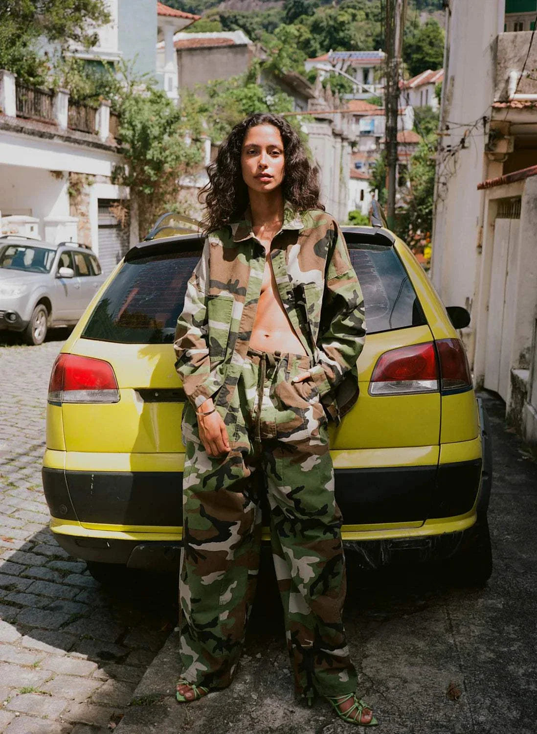 Kinga Csilla Camuffare Pallet Pant