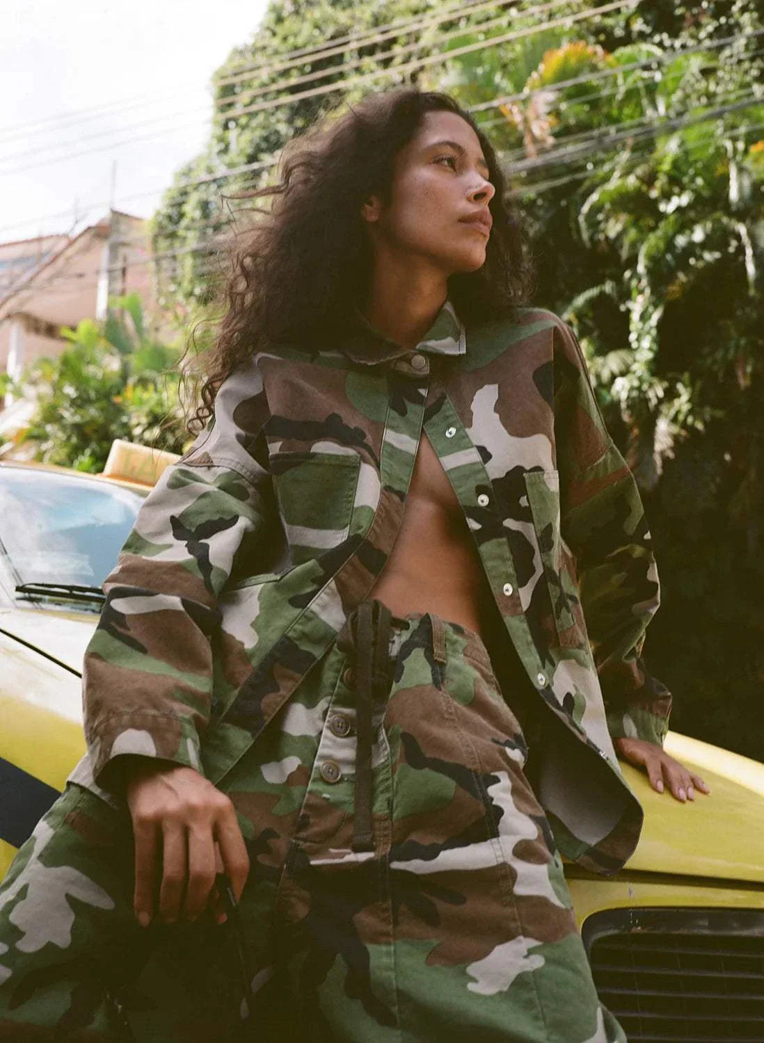 Kinga Csilla Camuffare Pallet Pant