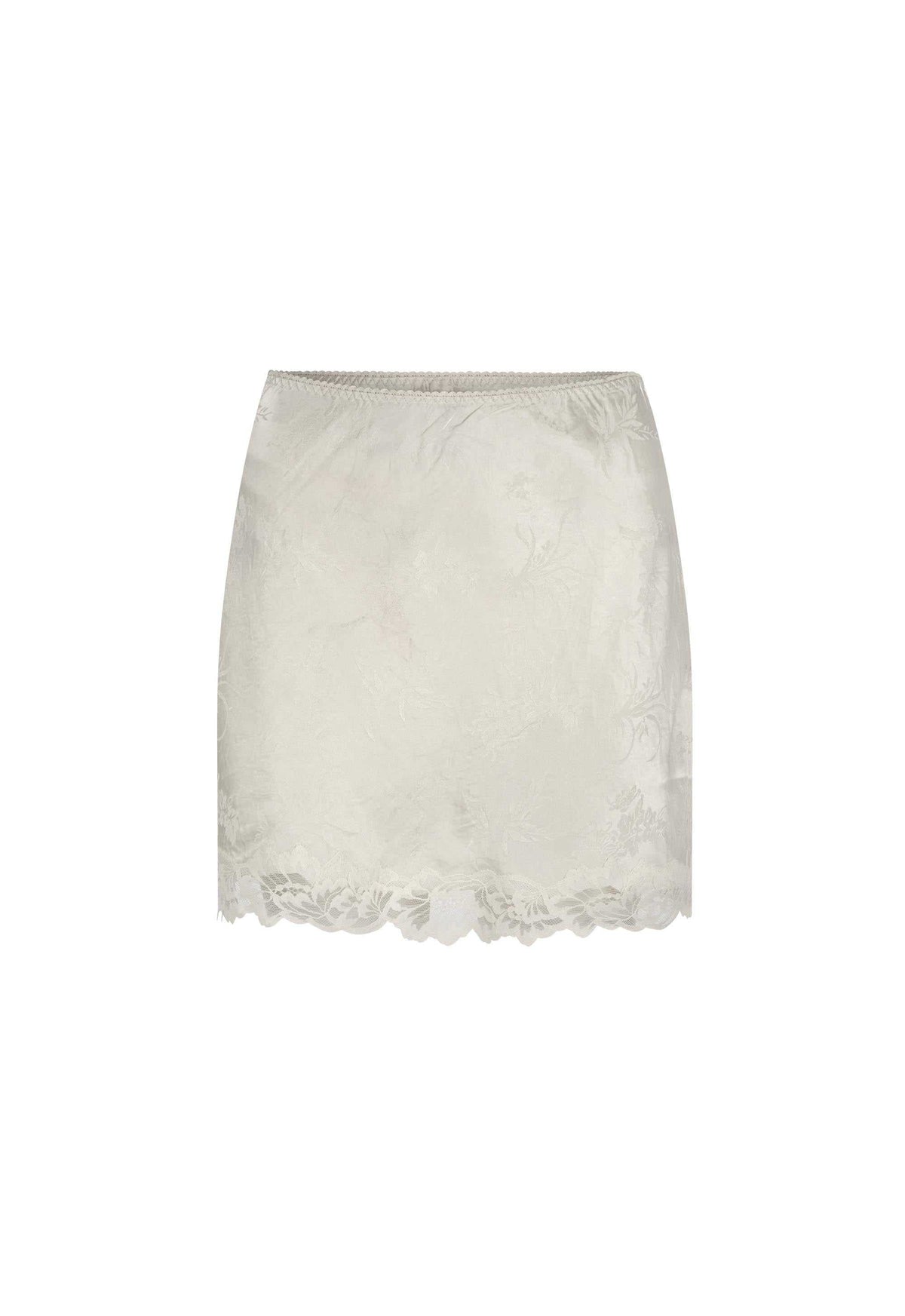 Spell Dubois Bias Mini Skirt Pearl