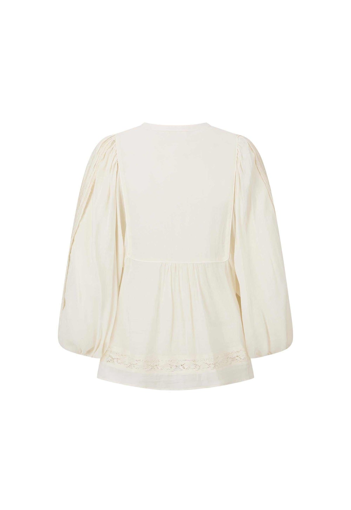 Spell Ines Boho Blouse Light Sand Cream