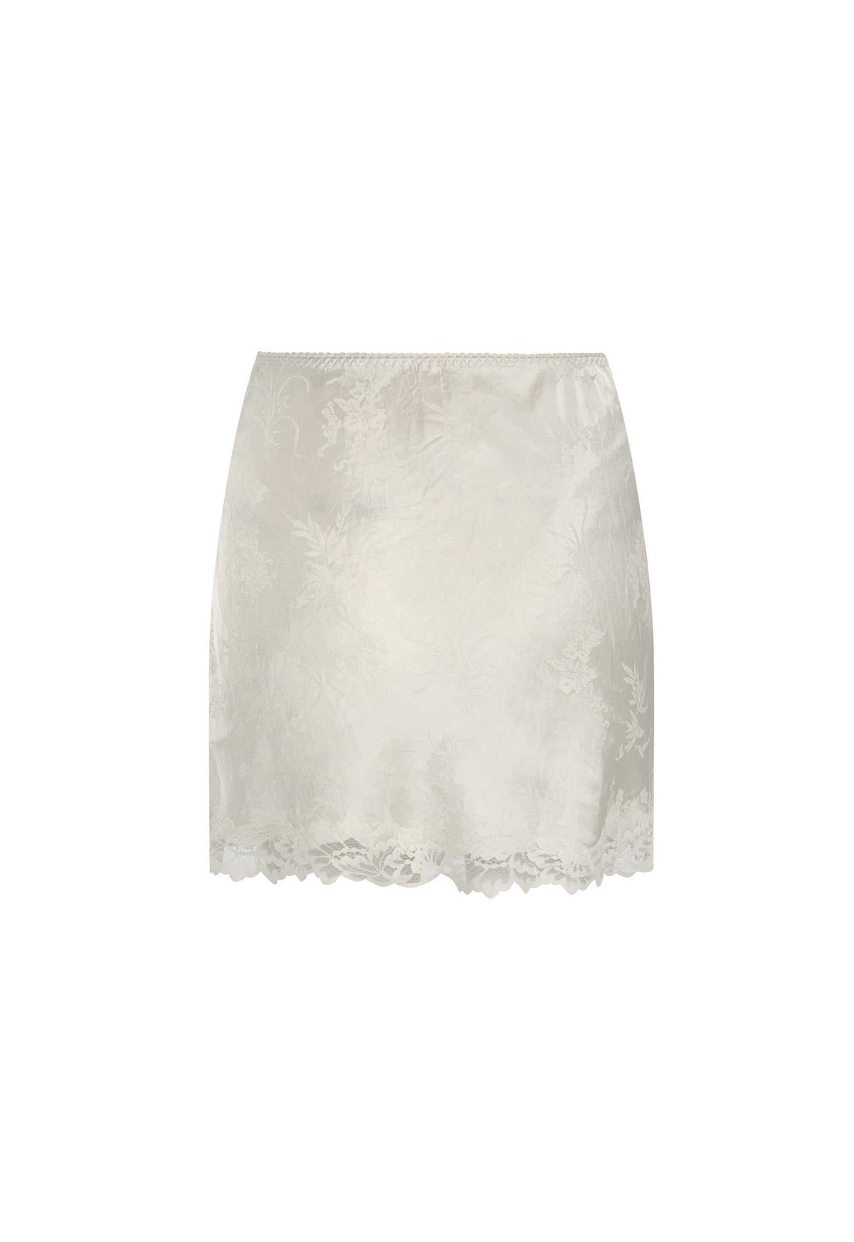 Spell Dubois Bias Mini Skirt Pearl