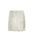 Spell Dubois Bias Mini Skirt Pearl