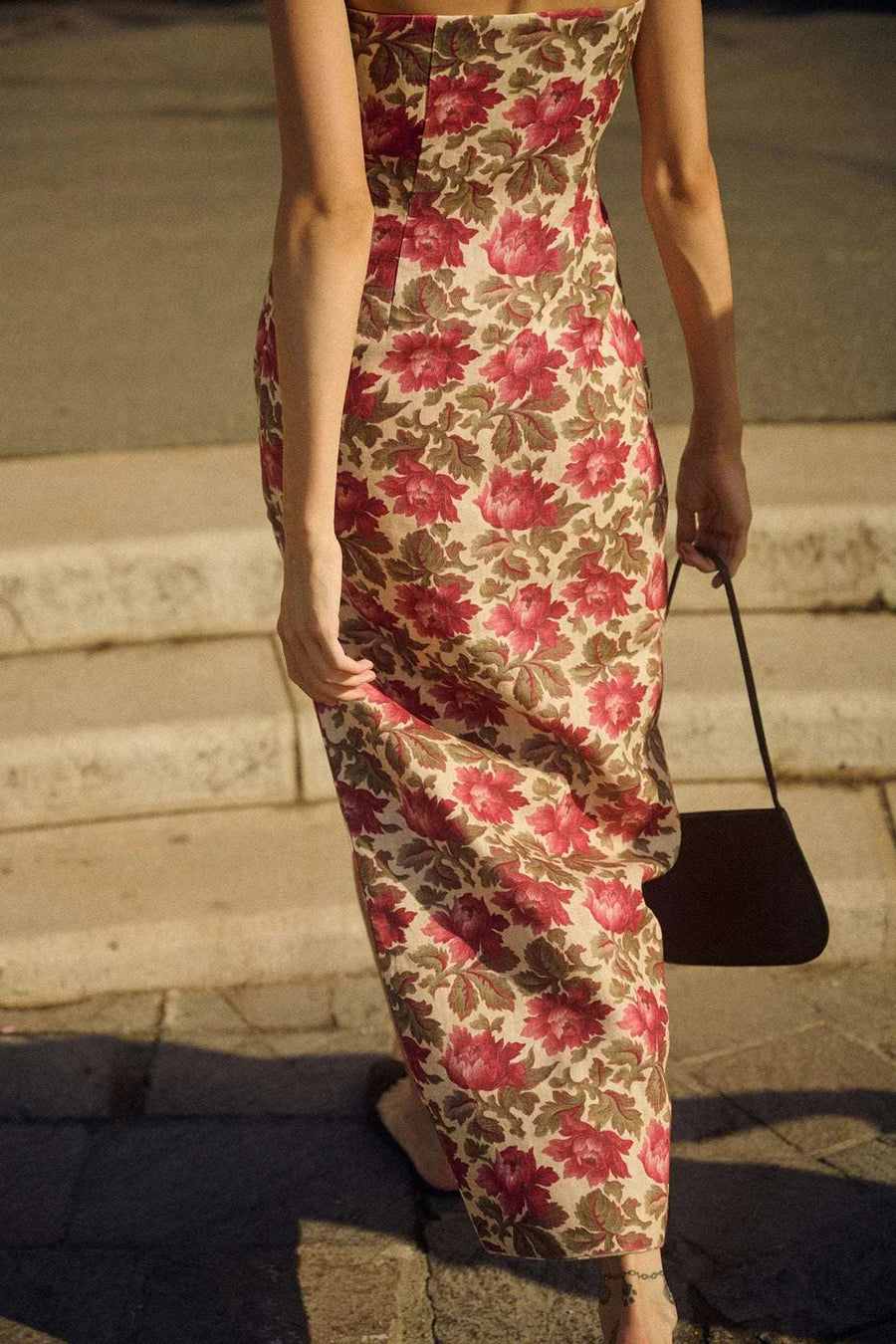 Posse Rosalie Strapless Dress Rose Bud