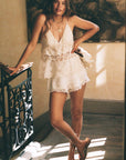 Spell Dubois Lace Short Pearl