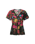 Spell Isola Blouse Midnight Bloom Black