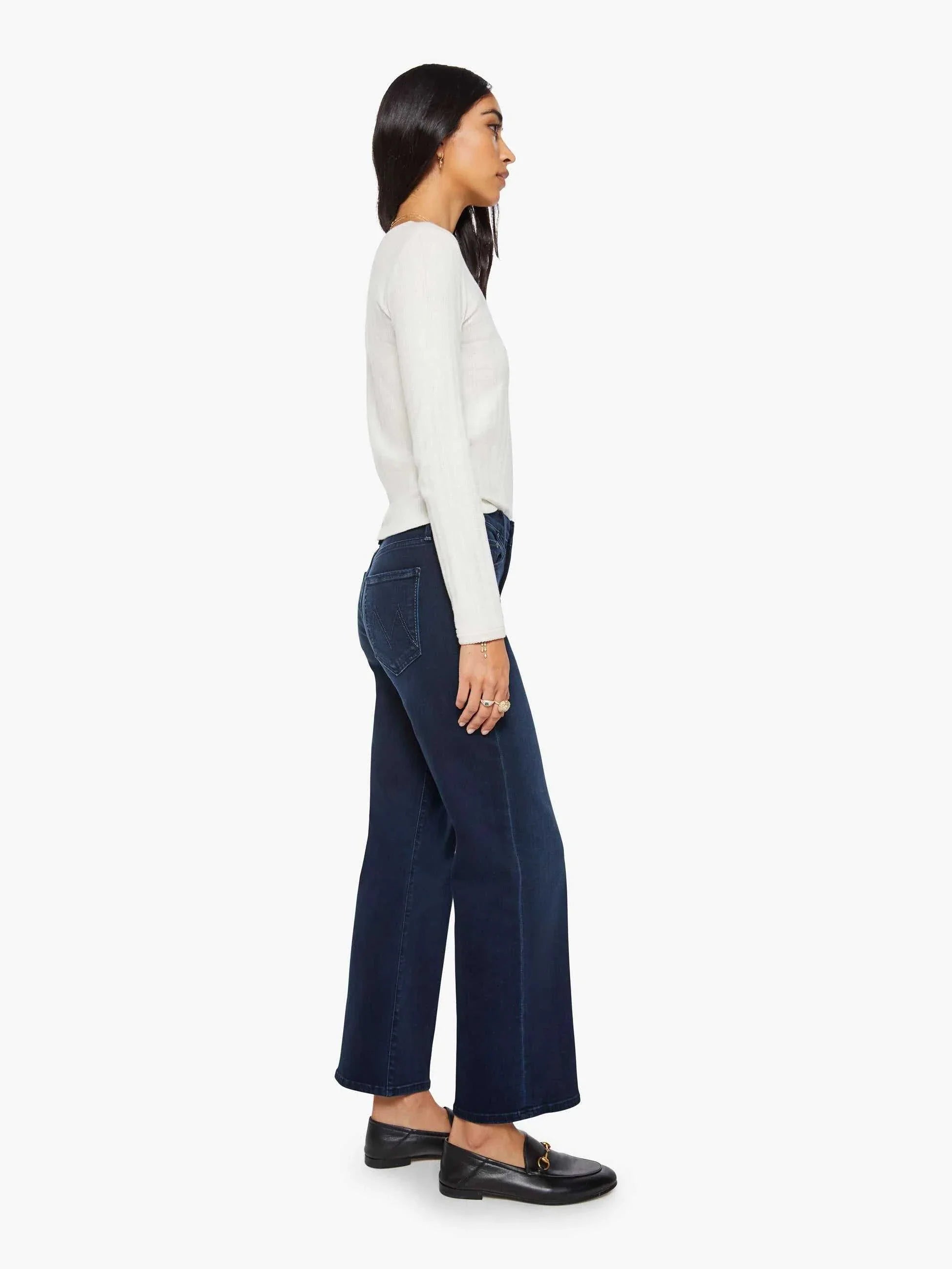 Mother The Mid Rise Rambler Zip Ankle Chip On My Shoulder