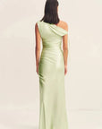 Shona Joy La Lune Gathered Maxi Dress Key Lime