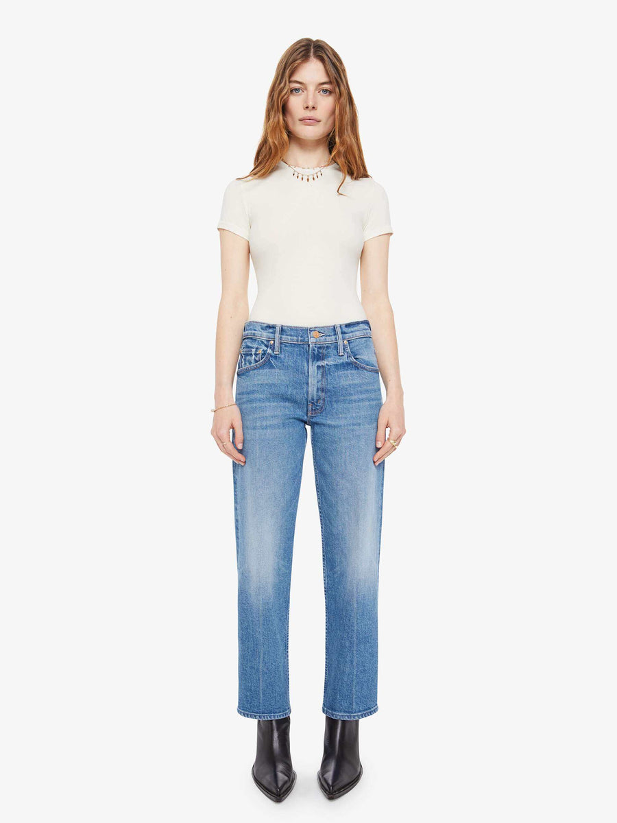 Mother The Mid Rise Rambler Zip Ankle Tambourine Man