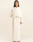 Shona Joy Otis Bomber Jacket Ivory