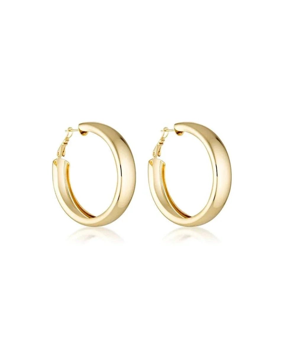 De Sur Statement Earrings Gold