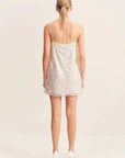 Shona Joy Asteri Mini Dress Silver