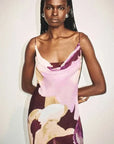 Shona Joy Gia Bias Maxi Dress Lilac Bloom