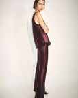 Shona Joy Savanna Bias Cut Pant Plum