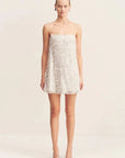 Shona Joy Asteri Mini Dress Silver