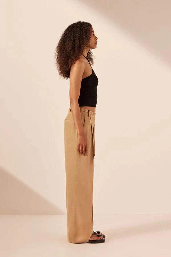 Shona Joy Eve Cross Front Top Black