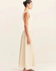 Shona Joy Gigi One Shoulder Maxi Dress Ecru