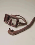 Gentle Habits Barbados Dive Mask and Snorkel Set Chocolate