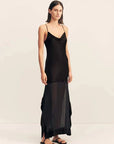 Shona Joy Edie Cowl Maxi Dress Black