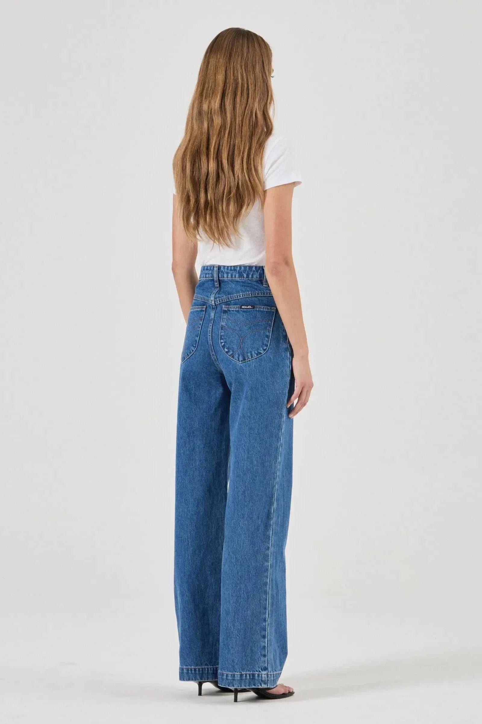 Rollas Sailor Jean Long Ashley Blue