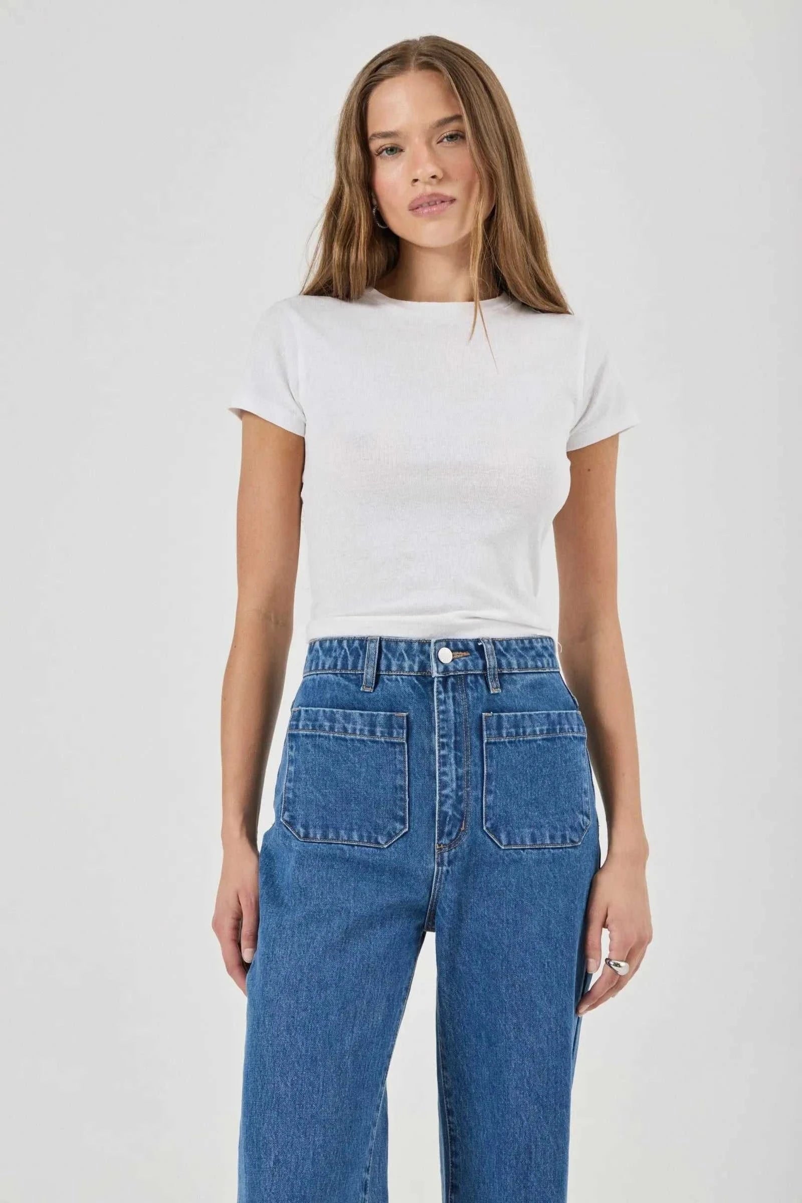 Rollas Sailor Jean Long Ashley Blue