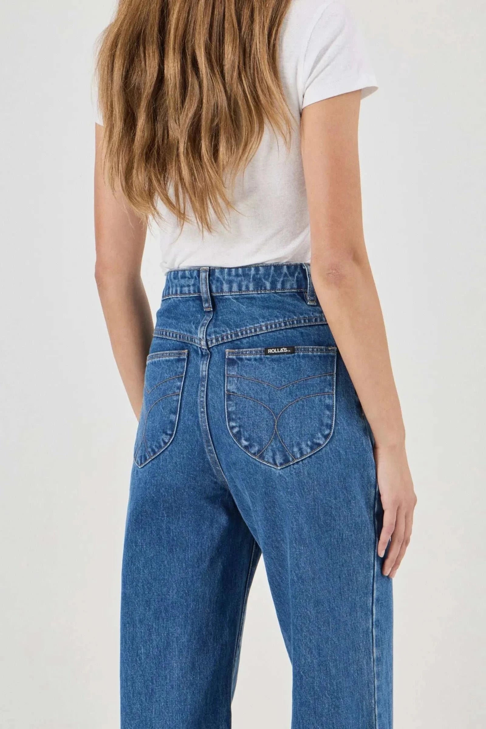 Rollas Sailor Jean Long Ashley Blue