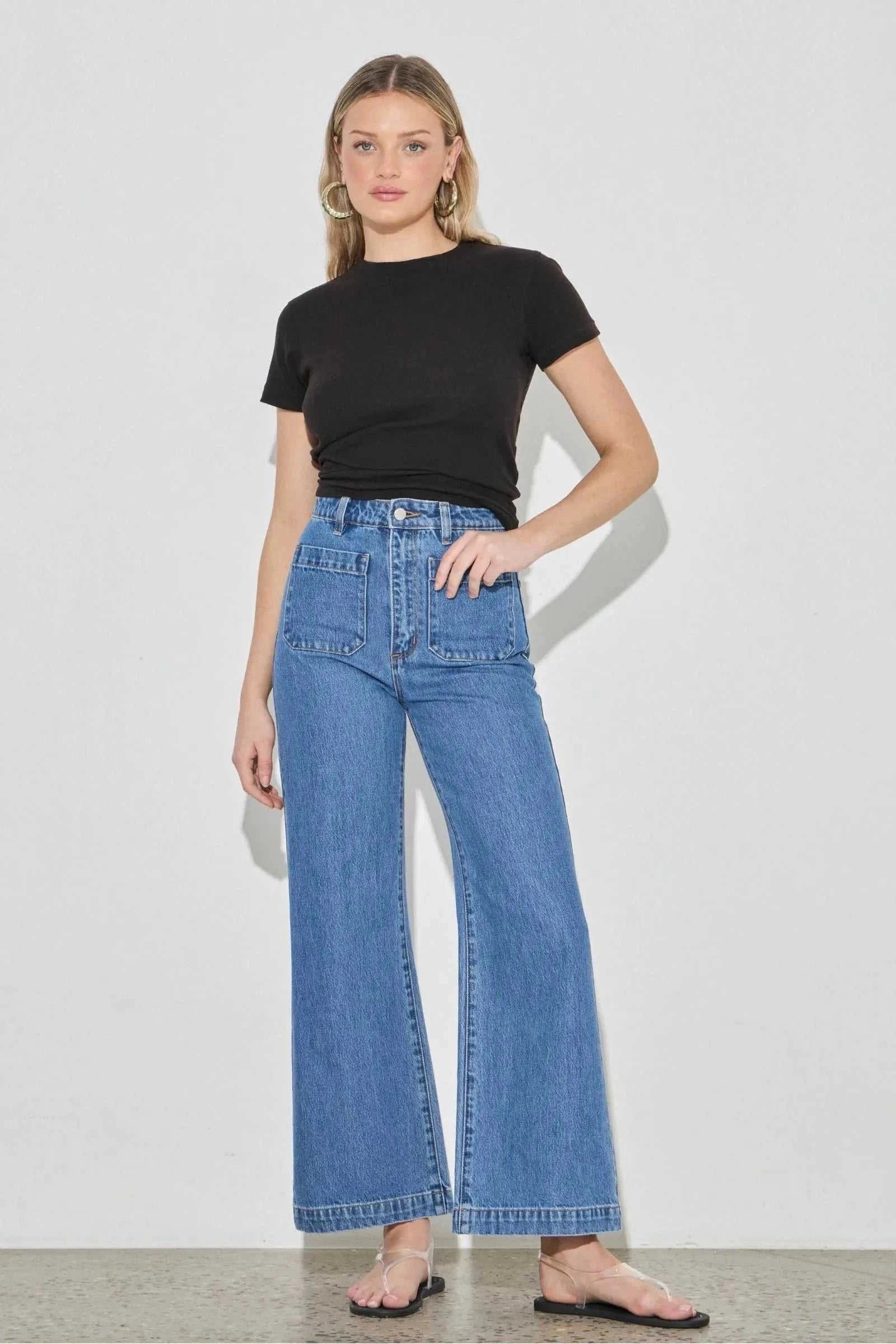 Rolla's Sailor Jean Ashley Blue