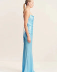 Shona Joy La Lune Lace Back Maxi Dress Iceberg Blue