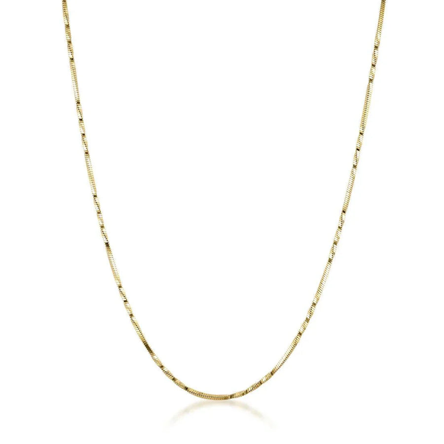 De Sur Twist Snake Necklace