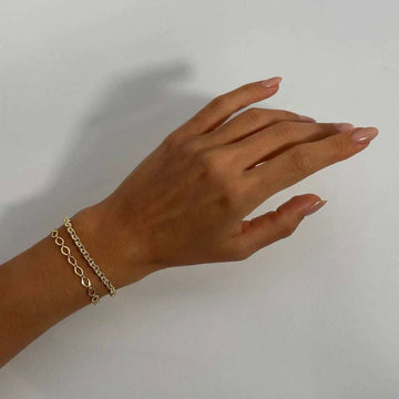 De Sur Vintage Textured Bracelet 6.5'