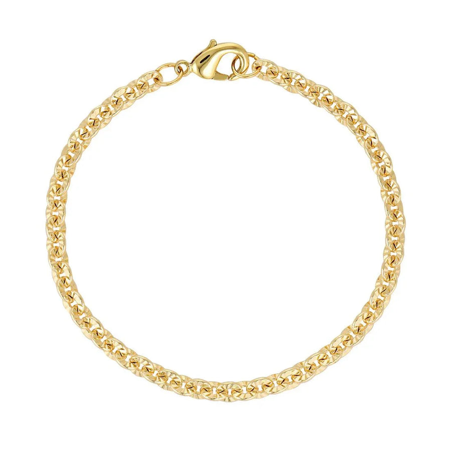 De Sur Vintage Textured Bracelet 6.5'