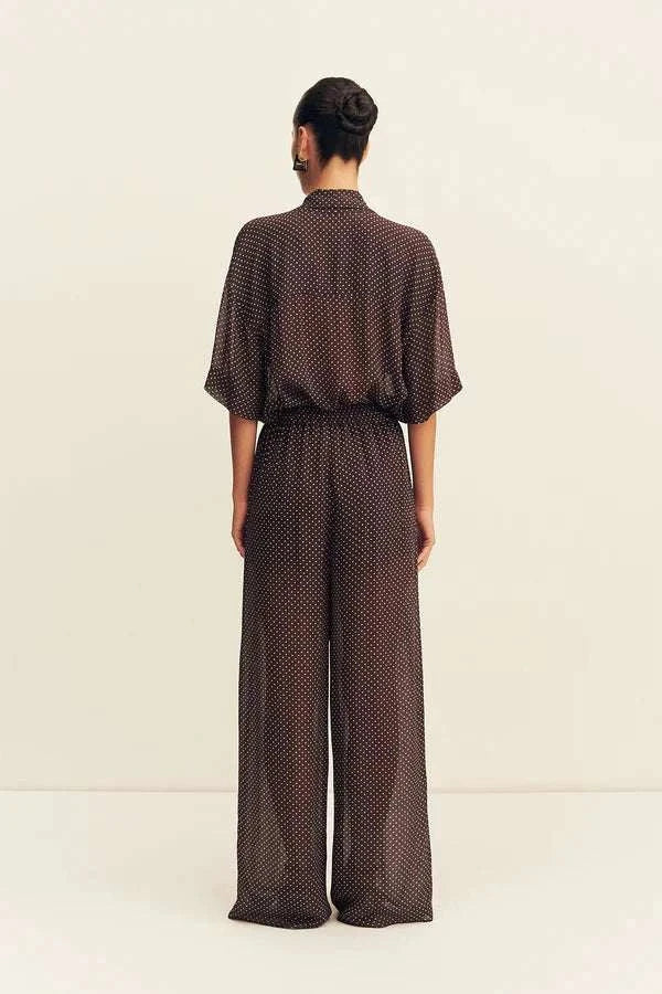 Shona Joy Maddox Drawstring Pant Ristretto Sky