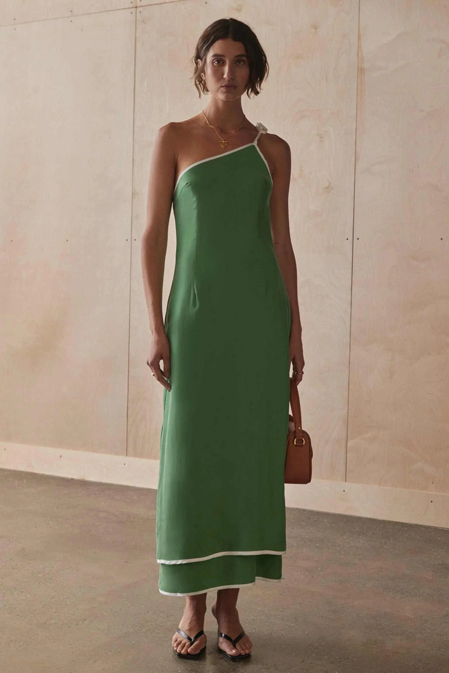 Sancia The Suki Dress Matcha