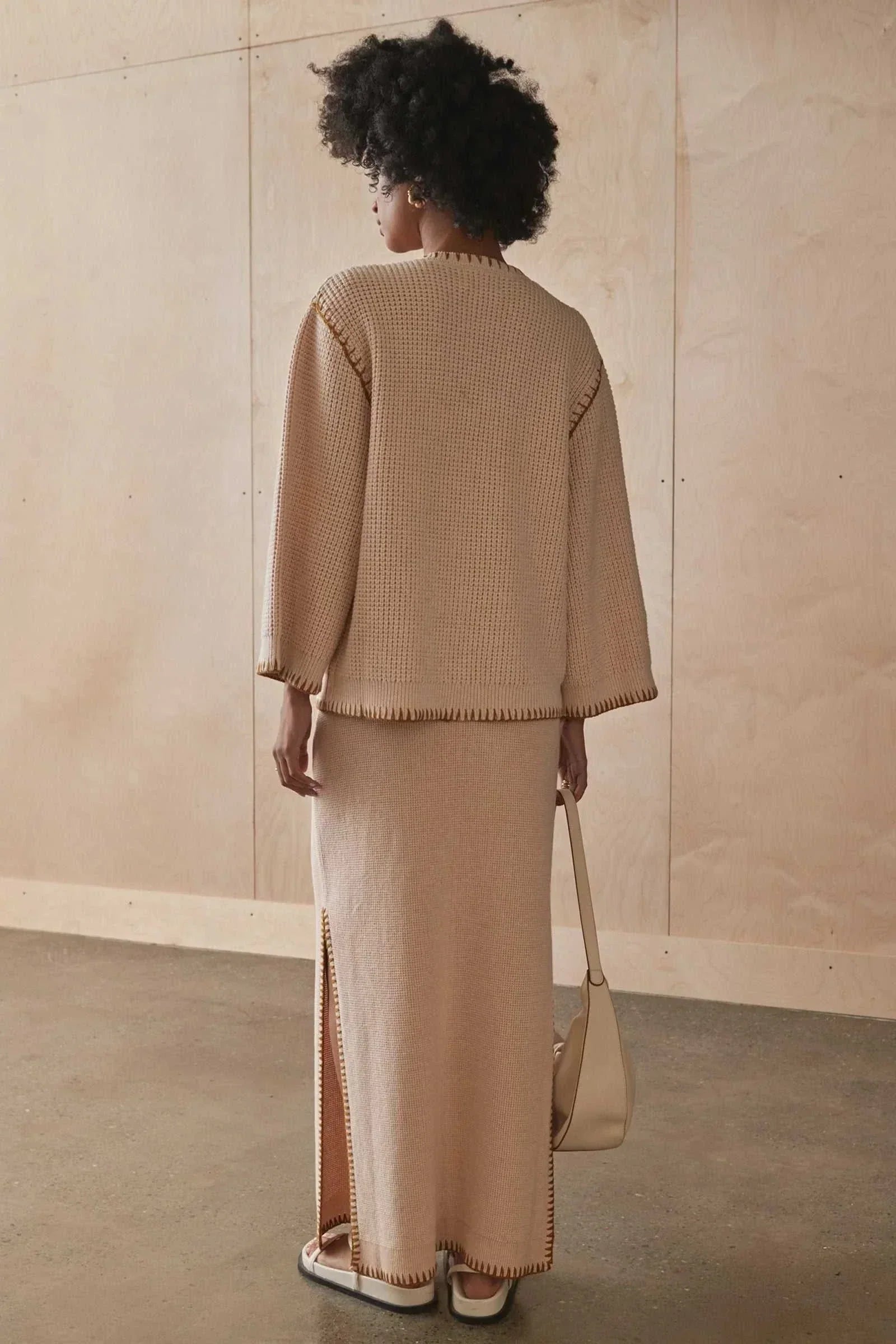 Sancia The Rina Knit Jumper Cashew