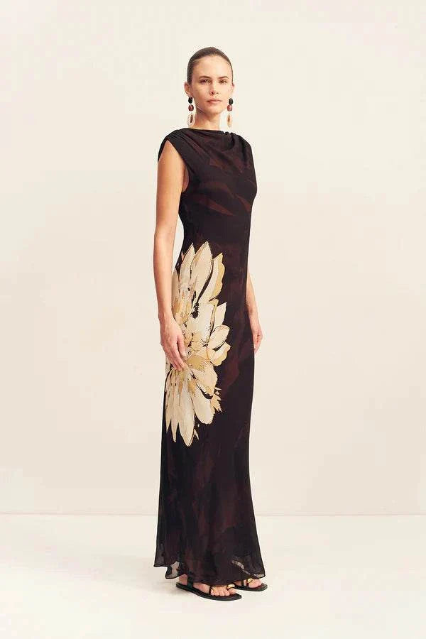 Shona Joy Cazador Maxi Dress Natura Floral