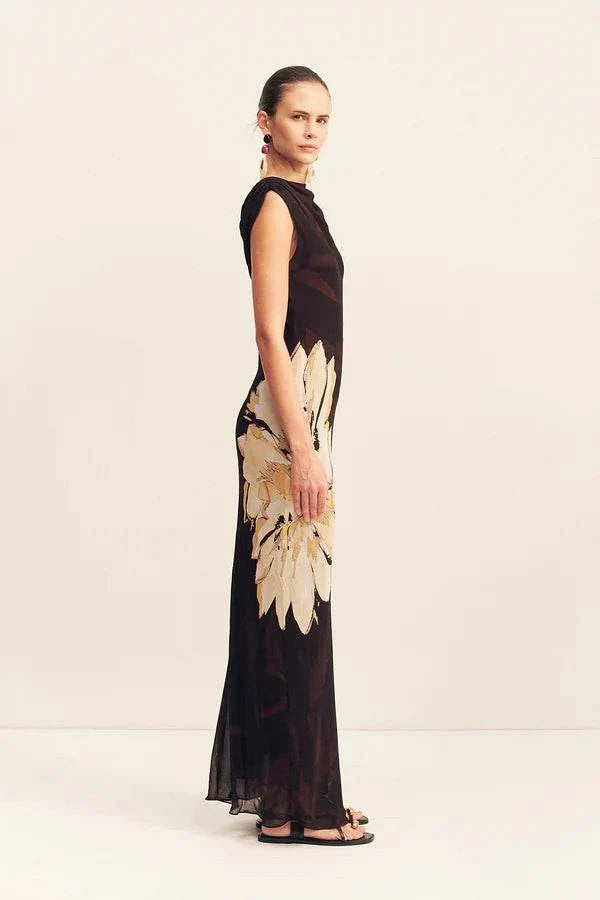 Shona Joy Cazador Maxi Dress Natura Floral
