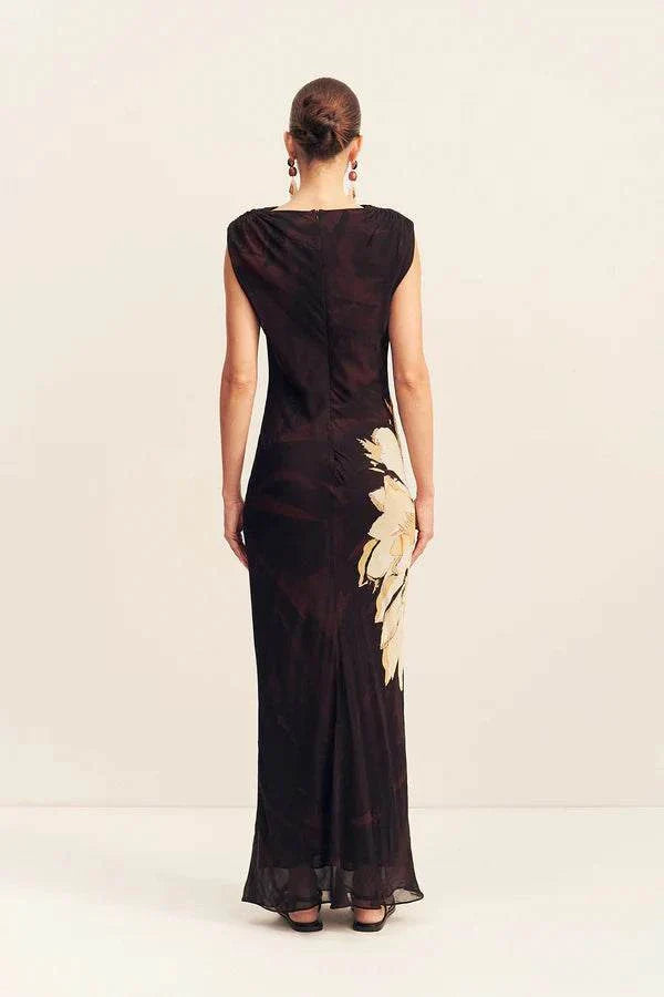 Shona Joy Cazador Maxi Dress Natura Floral