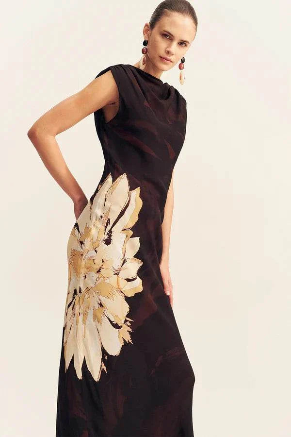 Shona Joy Cazador Maxi Dress Natura Floral