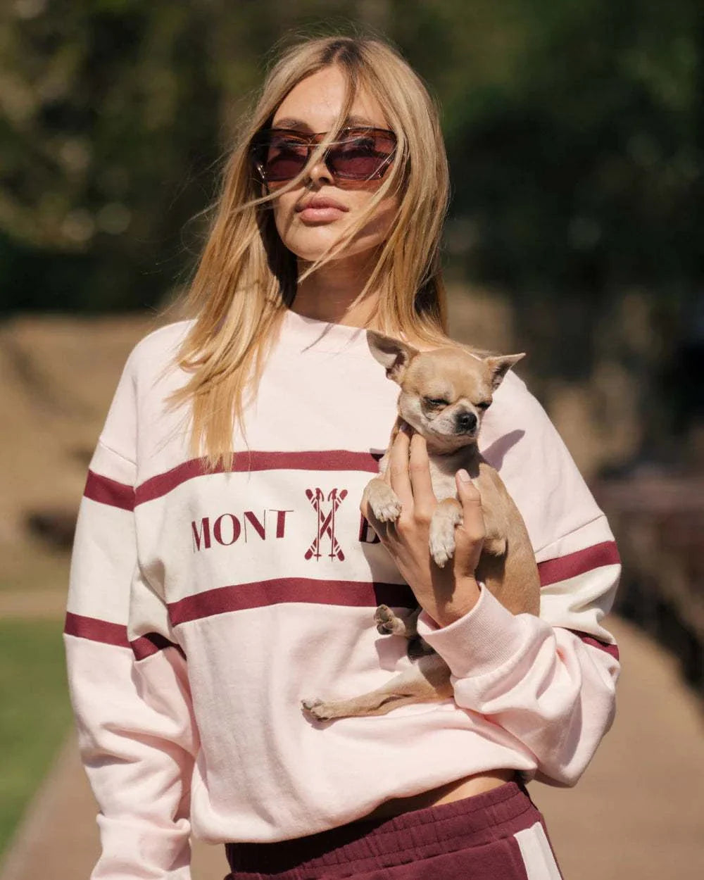 Araminta James Alpine Sweatshirt Light Blush