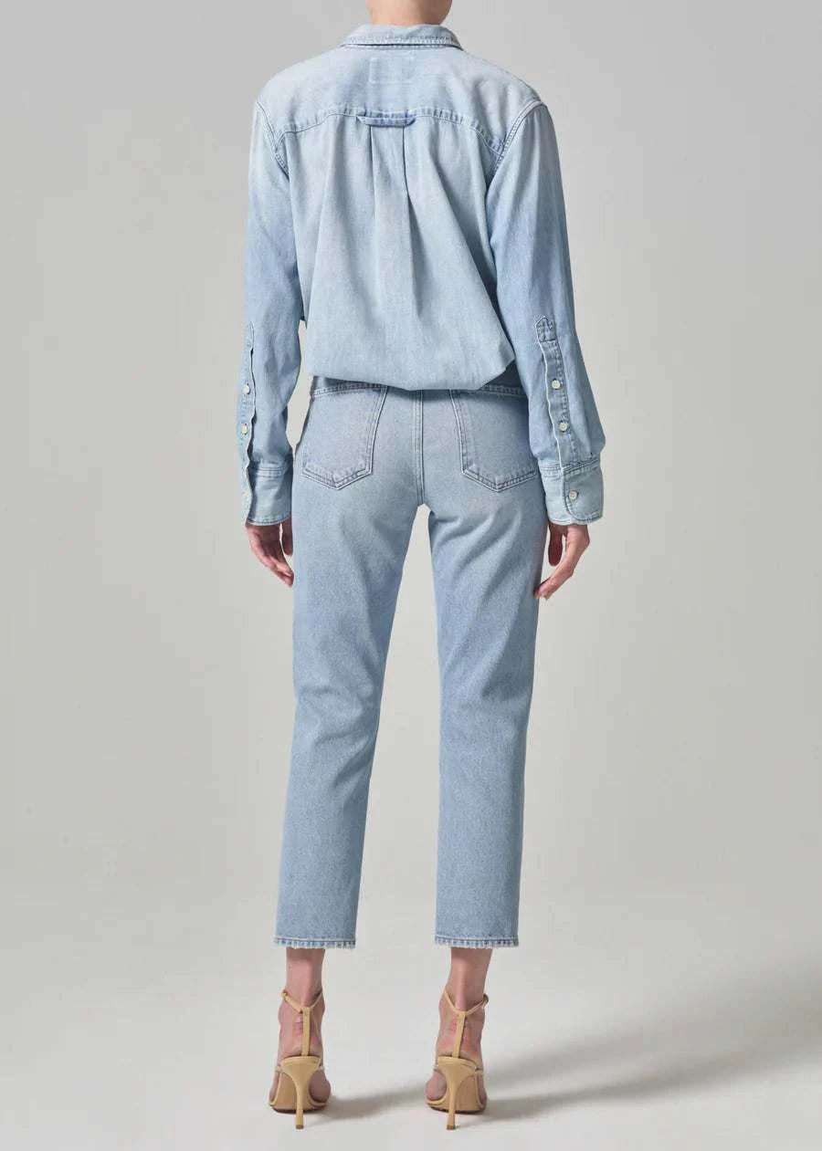 Citizens of Humanity Charlotte High Rise Straight Savahn