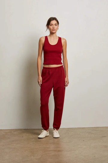 Perfectwhitetee Johnny French Terry Easy Sweatpant Maple