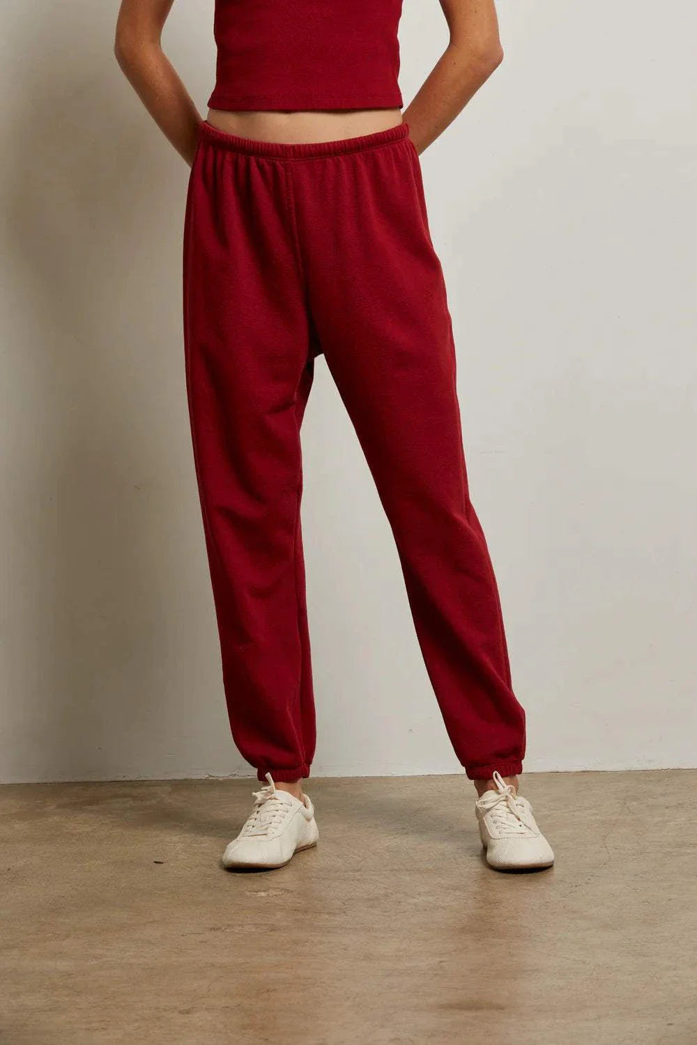 Perfectwhitetee Johnny French Terry Easy Sweatpant Maple