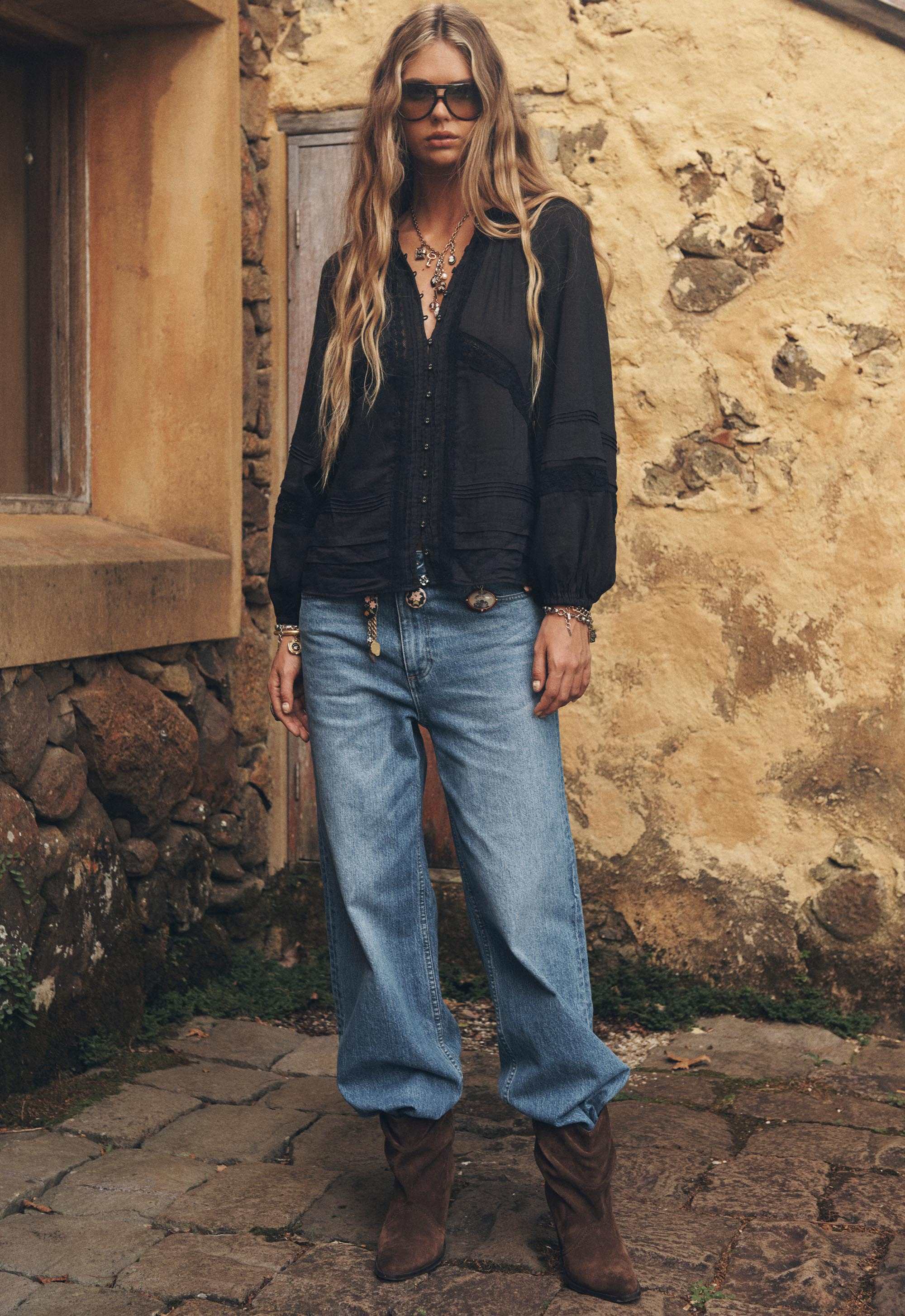 Spell 1995 Denim Baggy Jean Washed Indigo