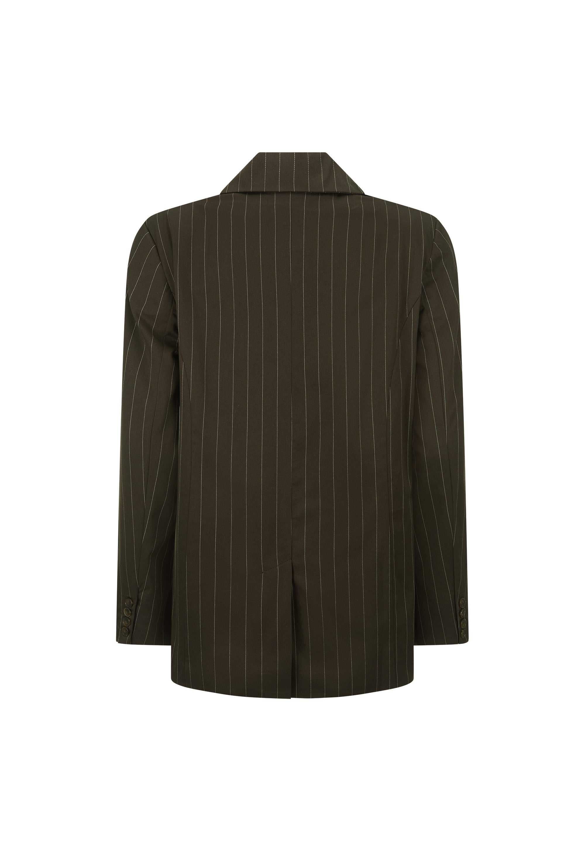 Spell 1998 Striped Blazer Espresso