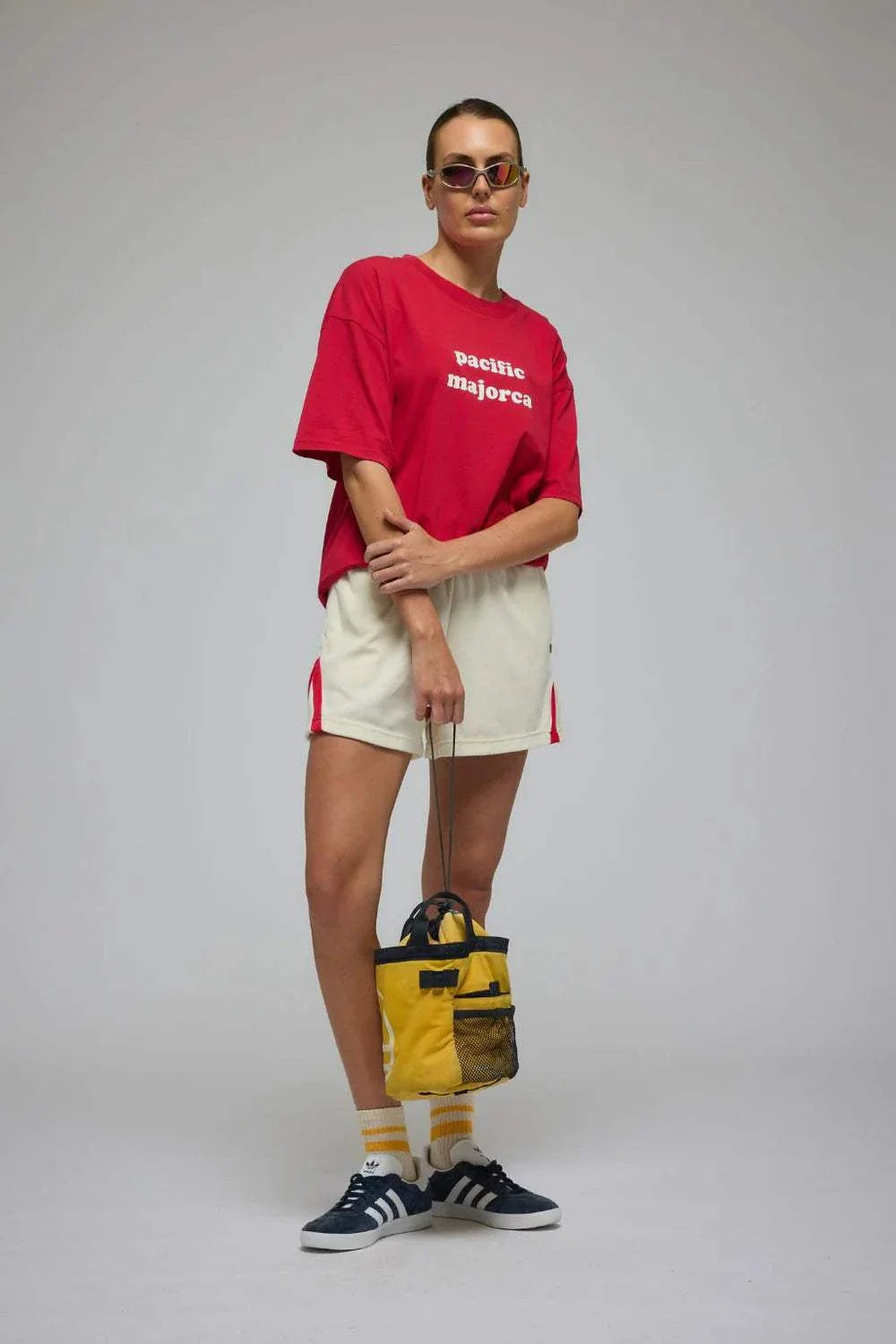 Araminta James Pacifica Majorca Oversized Tee Washed Cherry