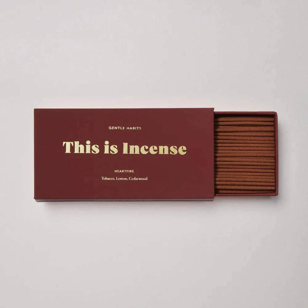 Gentle Habits This is Incense Heartfire