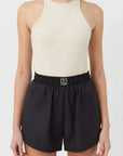 Camilla and Marc Elias Tank Light Stone Slim Fit Racer Back Tank